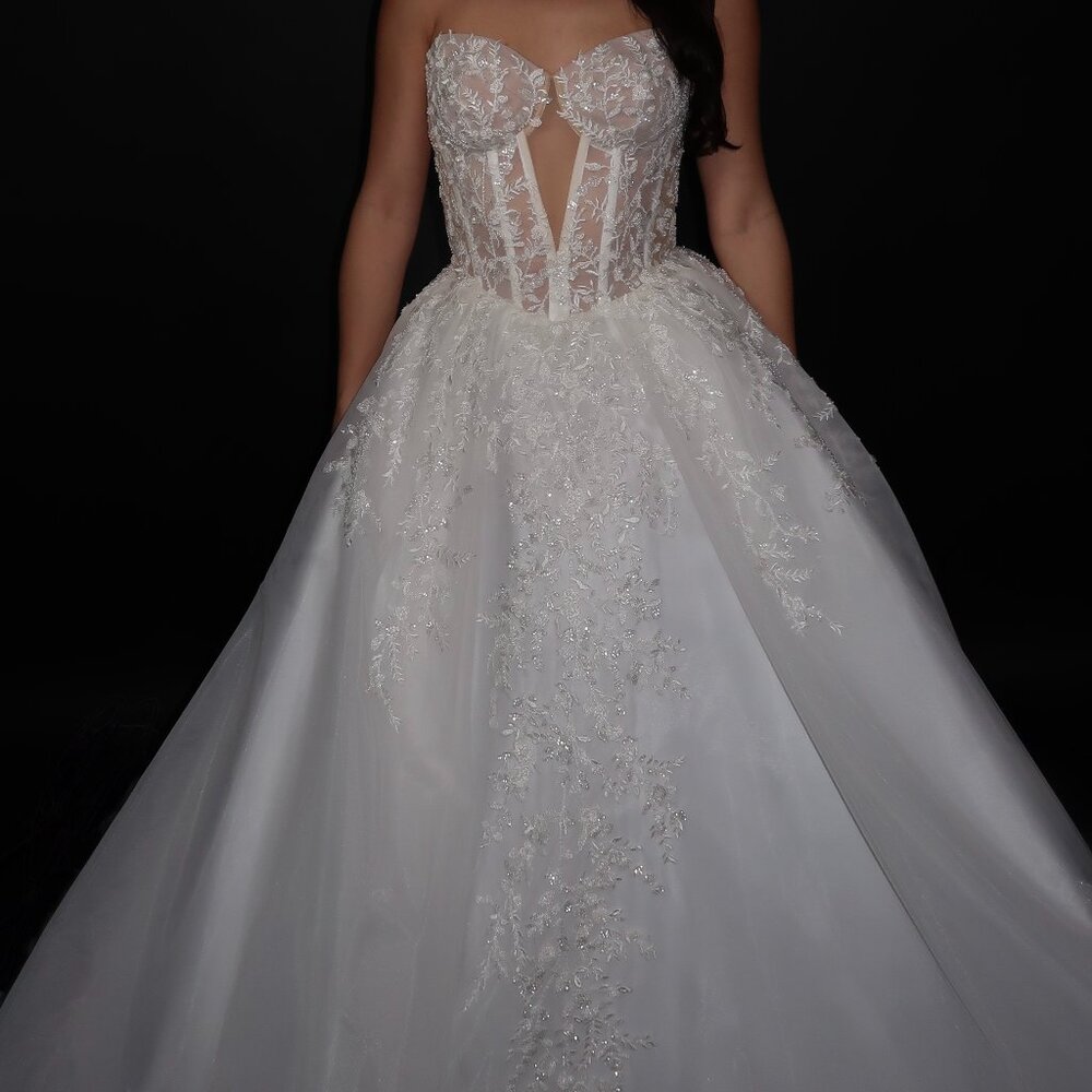 Brand New US 2 Anna Augusta Custom Made Bridal Gown